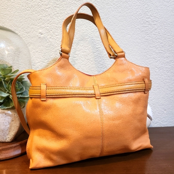 The Sak Tan Leather Shoulder Bag/Crossbody Bag - Picture 5 of 13